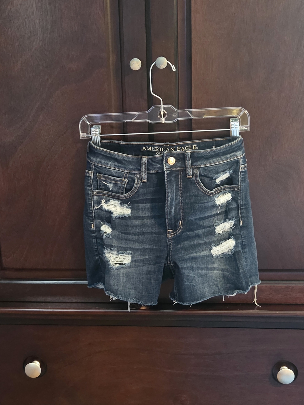 American Eagle Outfitters Distressed Jean Shorts